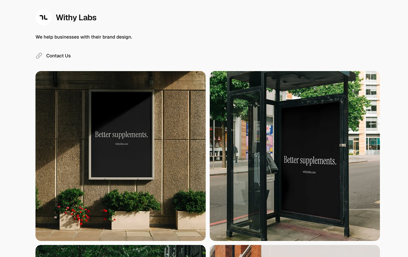 Withy Labs portfolio